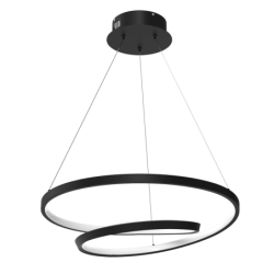 Pakabinamas šviestuvas LUCERO BLACK 48W LED