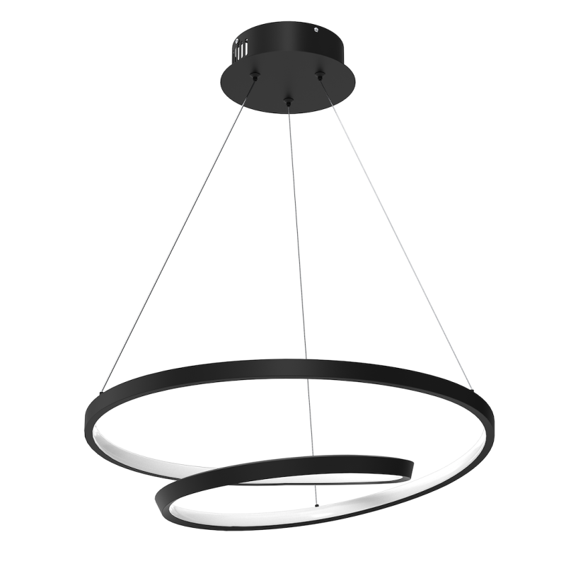 Pakabinamas šviestuvas LUCERO BLACK 48W LED