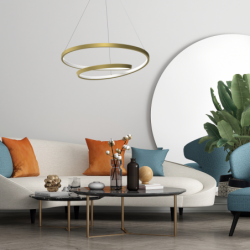 Pakabinamas šviestuvas LUCERO GOLD 48W LED