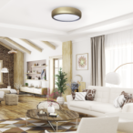 Lubinis šviestuvas GEA GOLD 36W LED Ø390 mm  + PULTELIS