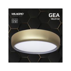 Lubinis šviestuvas GEA GOLD 36W LED Ø390 mm  + PULTELIS