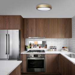 Lubinis šviestuvas GEA GOLD 36W LED Ø390 mm  + PULTELIS
