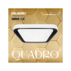 Lubinis šviestuvas QUADRO BLACK 38W  + PULTELIS