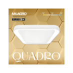 Lubinis šviestuvas QUADRO WHITE 66W + PULTELIS