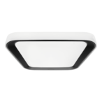 Lubinis šviestuvas QUADRO BLACK 66W + PULTELIS