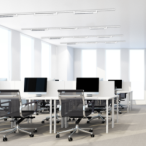 Linijinis į bėgelį montuojamas šviestuvas CYBER BALTAS 28W LED