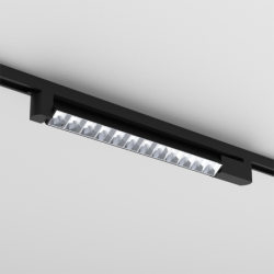 Linijinis į bėgelį montuojamas šviestuvas CYBER JUODAS 28W LED