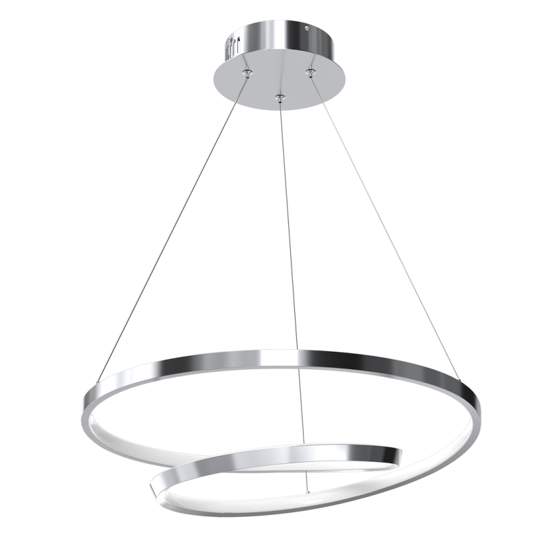 Pakabinamas šviestuvas LUCERO CHROME 48W LED