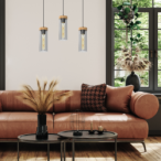 LED lemputė Filamentinė LED 4W T30 E27 2700K Gintarinė