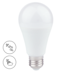 LED lemputė LED 6W A60 E27 3000K su sutemos davikliu