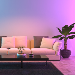 LED lemputė LED 10W A60 E27 RGB + PULTELIS