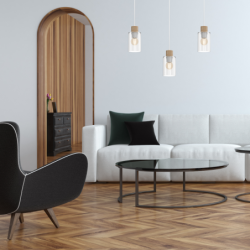 Pakabinamas šviestuvas MADERA 3xE27