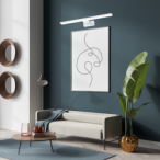 Sieninis šviestuvas PINTO BALTAS 12W LED 50cm