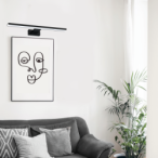 Sieninis šviestuvas PINTO JUODAS 12W LED 50cm