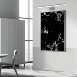 Sieninis šviestuvas PINTO CHROME 12W LED 50cm