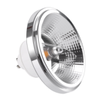LED lemputė AR111 - 10.5W GU10 3000K/ BALTA su reflektoriumi Pritemdoma