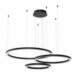 Pakabinamas šviestuvas GALAXIA JUODAS 85W LED