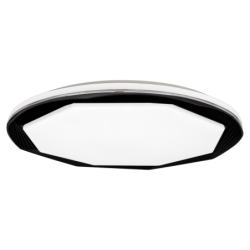 Lubinis šviestuvas OPTIMA JUODAS 52W LED Ø480 mm + PULTELIS