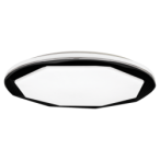 Lubinis šviestuvas OPTIMA JUODAS 52W LED Ø480 mm + PULTELIS