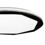 Lubinis šviestuvas OPTIMA JUODAS 52W LED Ø480 mm + PULTELIS