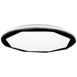 Lubinis šviestuvas OPTIMA JUODAS 52W LED Ø480 mm + PULTELIS