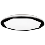 Lubinis šviestuvas OPTIMA JUODAS 52W LED Ø480 mm + PULTELIS