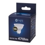 10x LED lemputė LED 6.5W GU10 Šilta balta