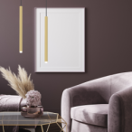 Pakabinamas šviestuvas MONZA BRASS 1xG9 max 8W LED