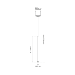 Pakabinamas šviestuvas MONZA BRASS 1xG9 max 8W LED
