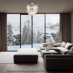 Lubinis šviestuvas ASPEN CHROME 6xE14