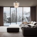 Lubinis šviestuvas ASPEN CHROME 6xE14
