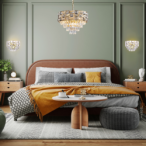 Pakabinamas šviestuvas LUXURIA 9xE14