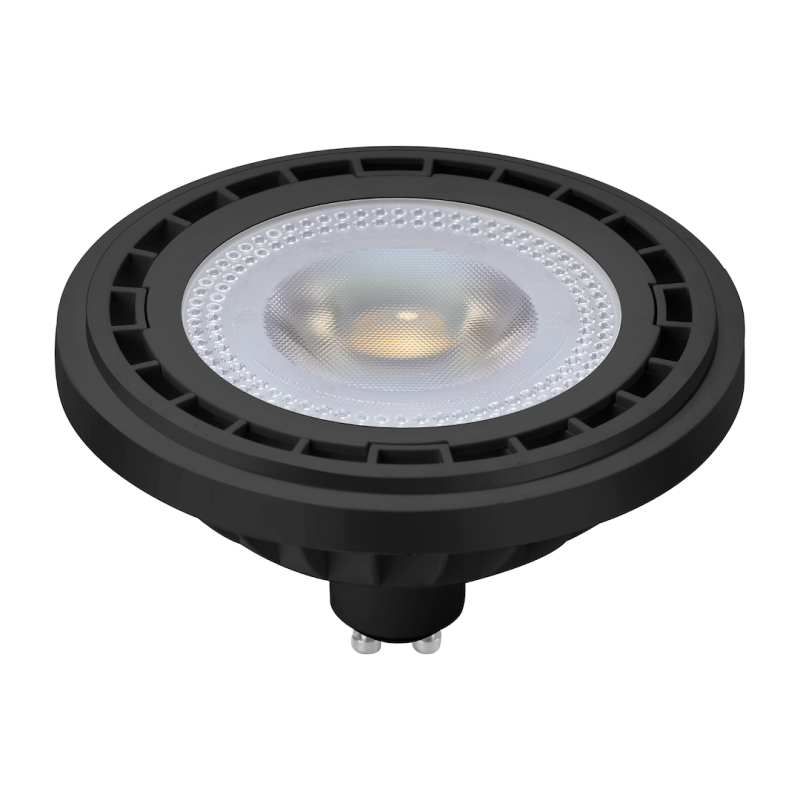 LED lemputė AR111 - 6W GU10 4000K / JUODA