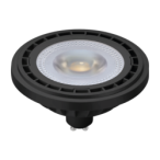 LED lemputė AR111 - 6W GU10 4000K / JUODA