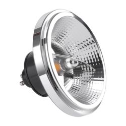 LED lemputė AR111 - 10.5W GU10 3000K/ JUODA  su reflektoriumi