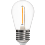 10x LED lemputė Filamentinė LED 1W ST45 E27 2700K Plastikinė
