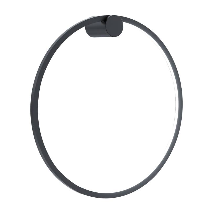Sieninis šviestuvas Saturno JUODAS 25W LED