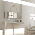 Sieninis šviestuvas Saturno Gold 25W LED