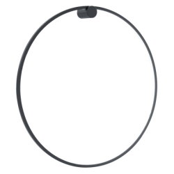 Sieninis šviestuvas Saturno JUODAS 46W LED