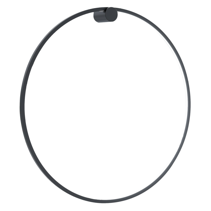 Sieninis šviestuvas Saturno JUODAS 46W LED