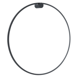 Sieninis šviestuvas Saturno JUODAS 46W LED