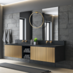 Sieninis šviestuvas Saturno Gold 46W LED