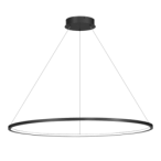 Pakabinamas šviestuvas Saturno JUODAS 57W LED