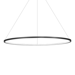 Pakabinamas šviestuvas Saturno JUODAS 57W LED