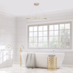 Pakabinamas šviestuvas Saturno Gold 57W LED