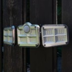 Prožektorius maitinamas nuo saulės energijos Flexi Trigubas
