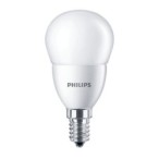 10x LED lemputė LED E14 7W 6500K burbuliukas P48