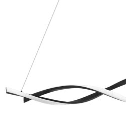 Pakabinamas šviestuvas GRANT Juoda 38W LED