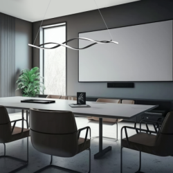 Pakabinamas šviestuvas GRANT Juoda 38W LED