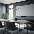 Pakabinamas šviestuvas GRANT Juoda 38W LED